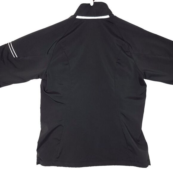 REI Full Zip Jacket Womens Large Black Stretch Polyester Pockets Outdoors - Picture 7 of 7